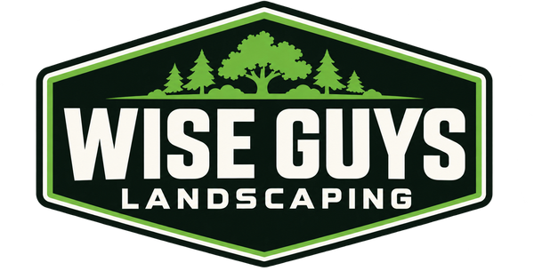 Wise Guys Landscaping shield logo